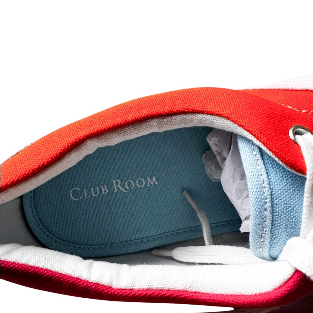 Club Room Sneakers Lance Orange Pink Men's Size 10M Colorblock 100134193 NIB - Picture 8 of 12